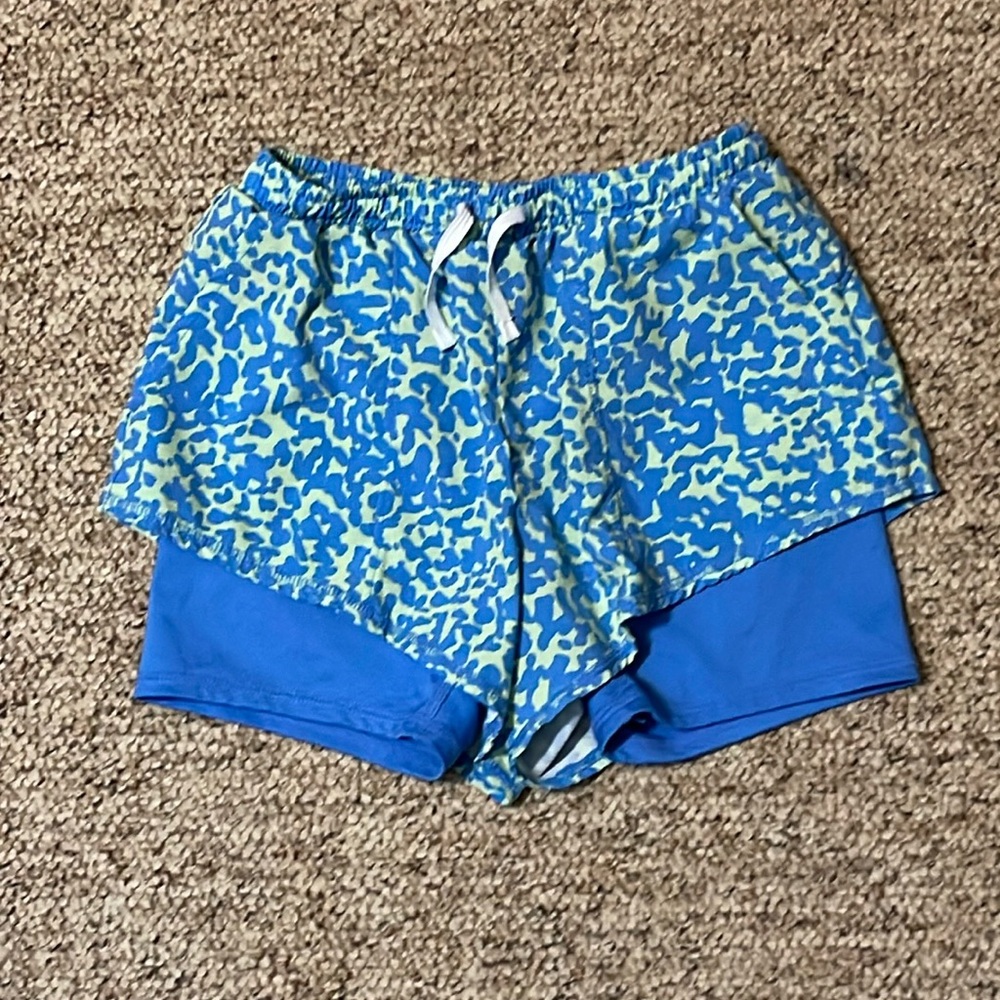 Zella Girl running shorts with liner XS size 5/6